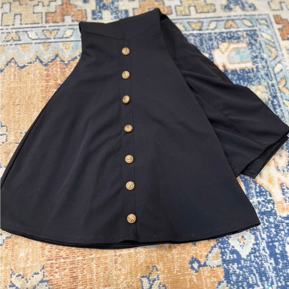 black flare jeans